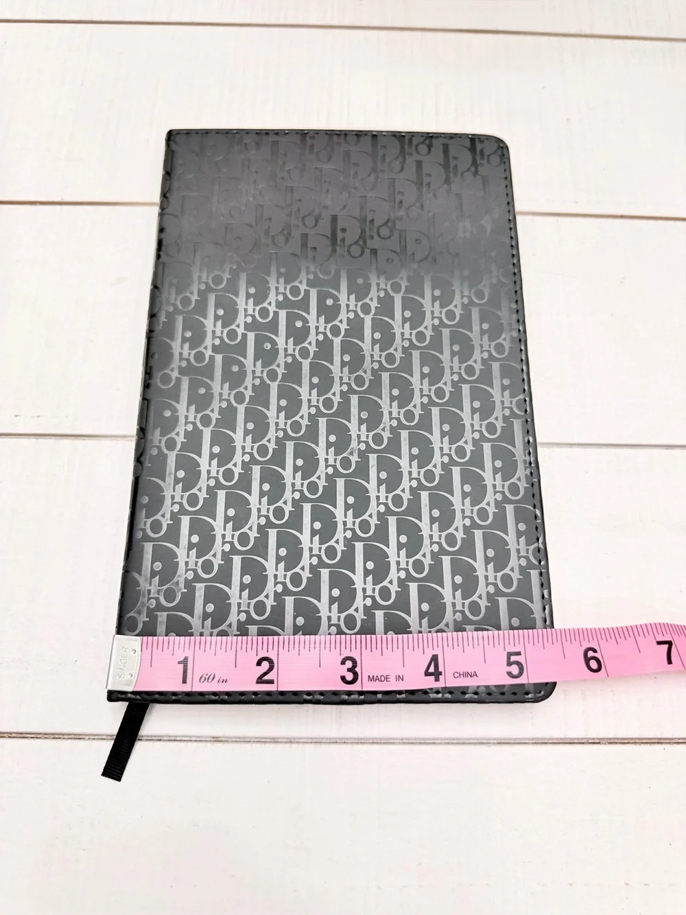Dior Black Trotter Notebook Journal